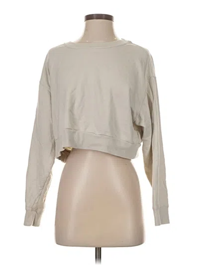 Pre-owned Assorted Brands Sweatshirt In Tan
