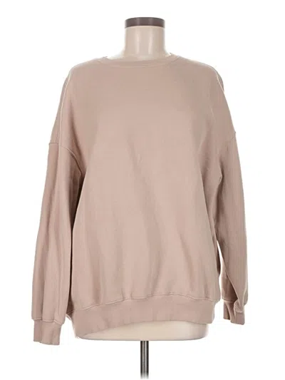 Pre-owned Assorted Brands Sweatshirt In Tan