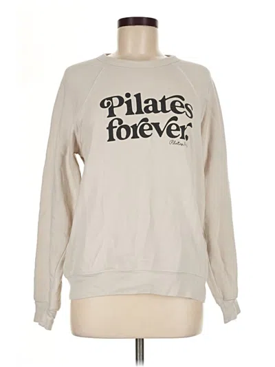 Pre-owned Assorted Brands Sweatshirt In Tan
