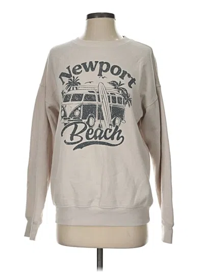 Pre-owned Assorted Brands Sweatshirt In Tan