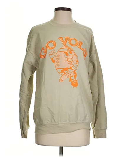 Pre-owned Assorted Brands Sweatshirt In Tan