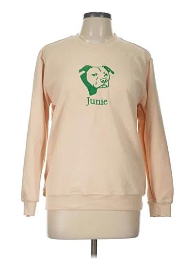 Pre-owned Assorted Brands Sweatshirt In Tan