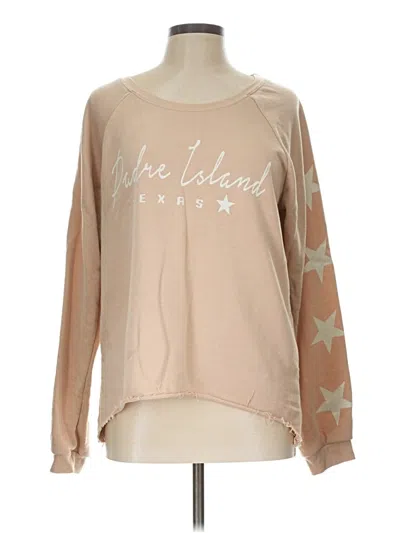Pre-owned Assorted Brands Sweatshirt In Tan
