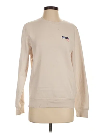 Pre-owned Assorted Brands Sweatshirt In Tan