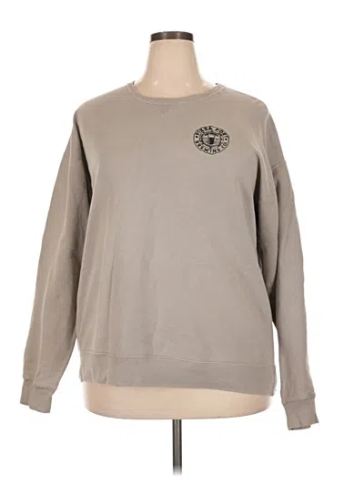 Pre-owned Assorted Brands Sweatshirt In Tan