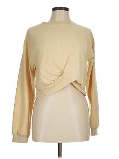 Pre-owned Assorted Brands Sweatshirt In Tan