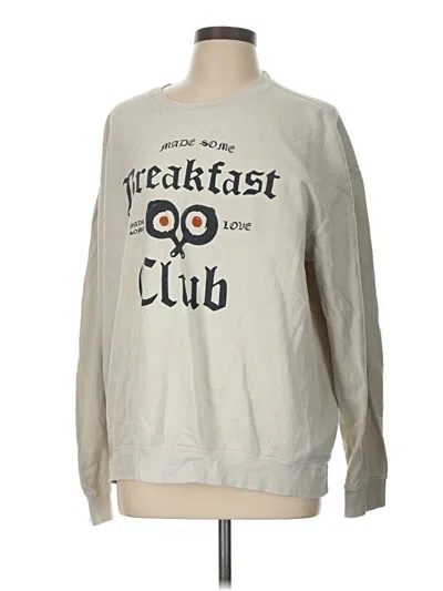 Pre-owned Assorted Brands Sweatshirt In Tan