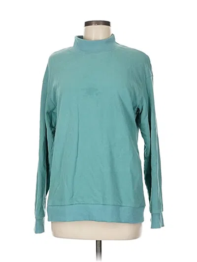 Pre-owned Assorted Brands Sweatshirt In Teal