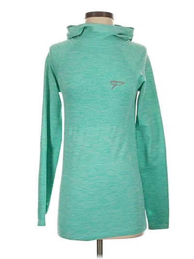 Pre-owned Assorted Brands Sweatshirt In Teal