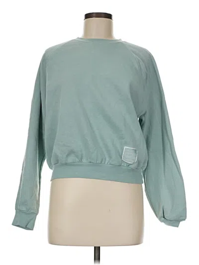 Pre-owned Assorted Brands Sweatshirt In Teal
