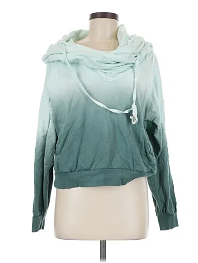 Pre-owned Assorted Brands Sweatshirt In Teal
