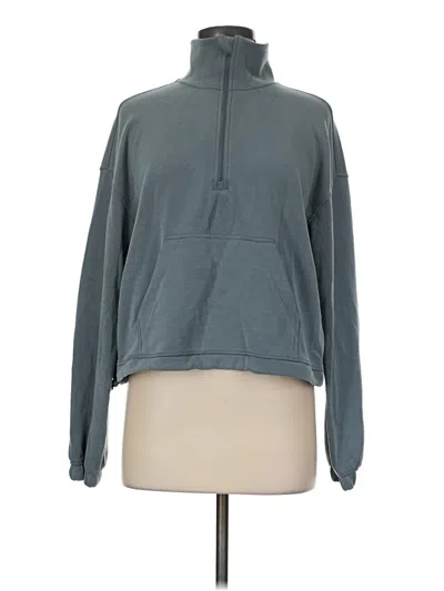 Pre-owned Assorted Brands Sweatshirt In Teal