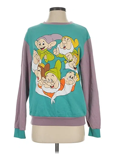 Pre-owned Assorted Brands Sweatshirt In Teal