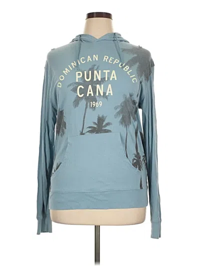 Pre-owned Assorted Brands Sweatshirt In Teal