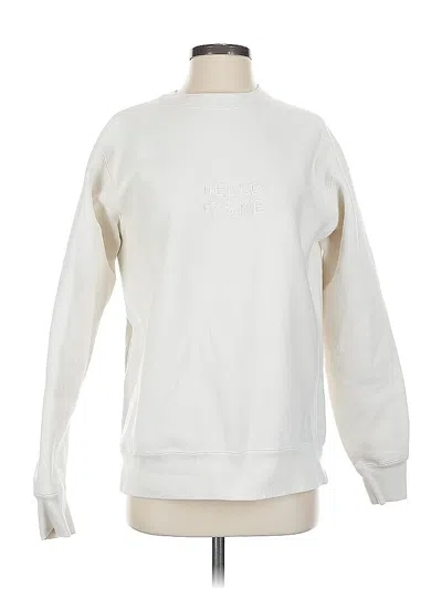 Pre-owned Assorted Brands Sweatshirt In White