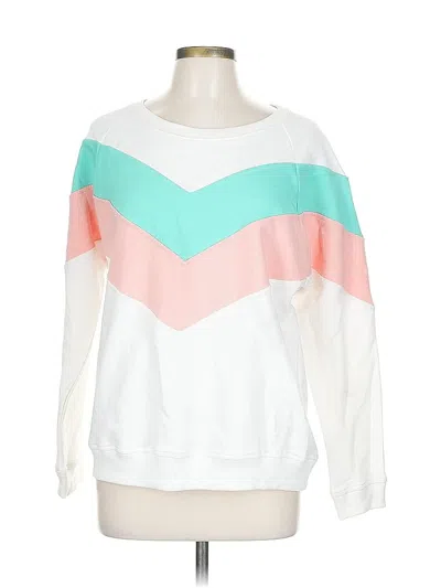 Pre-owned Assorted Brands Sweatshirt In White