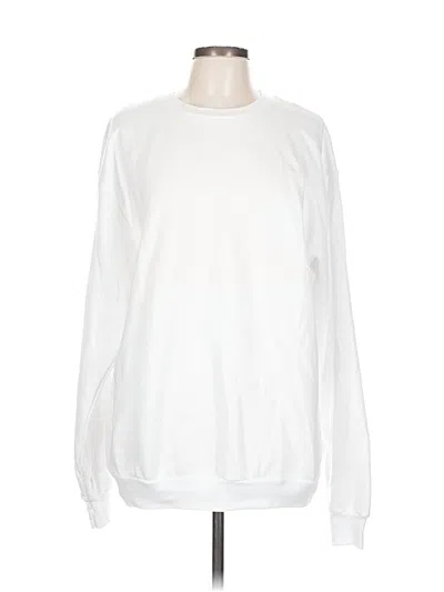 Pre-owned Assorted Brands Sweatshirt In White