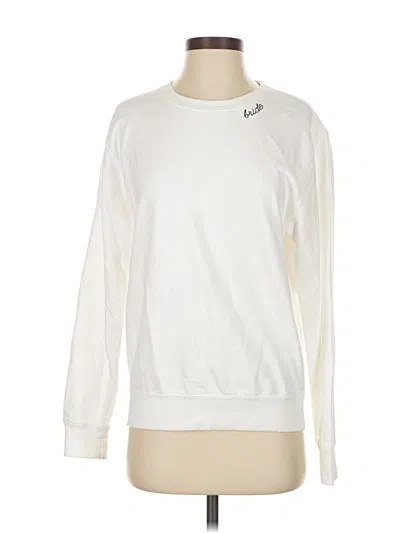 Pre-owned Assorted Brands Sweatshirt In White