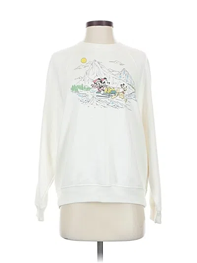 Pre-owned Assorted Brands Sweatshirt In White