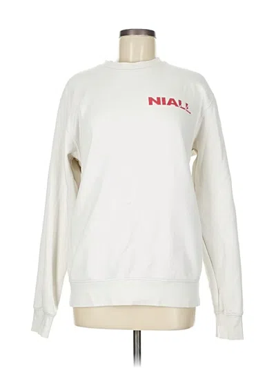 Pre-owned Assorted Brands Sweatshirt In White