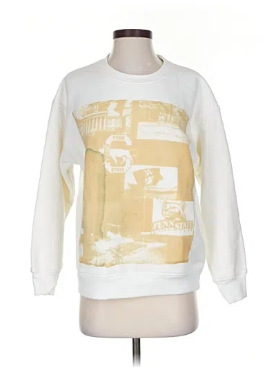 Pre-owned Assorted Brands Sweatshirt In White