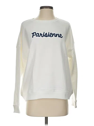 Pre-owned Assorted Brands Sweatshirt In White