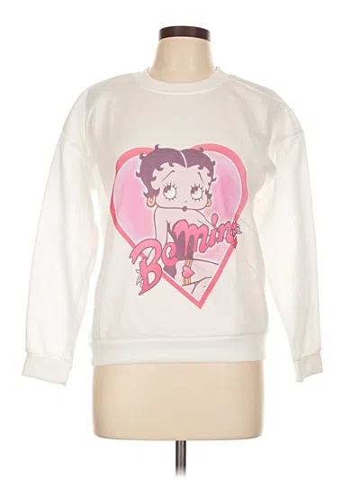 Pre-owned Assorted Brands Sweatshirt In White