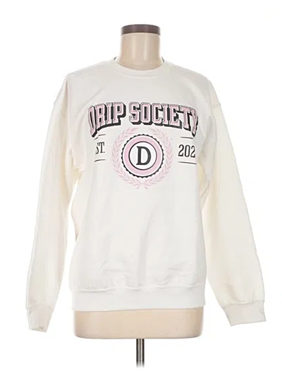 Pre-owned Assorted Brands Sweatshirt In White