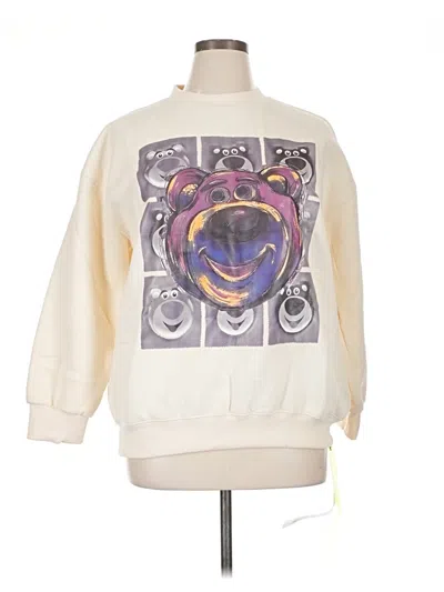 Pre-owned Assorted Brands Sweatshirt In White