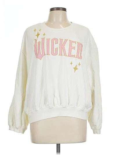 Pre-owned Assorted Brands Sweatshirt In White
