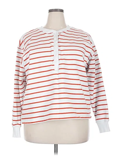 Pre-owned Assorted Brands Sweatshirt In White