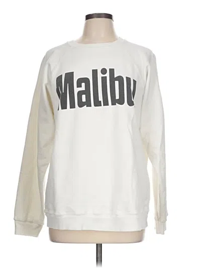 Pre-owned Assorted Brands Sweatshirt In White