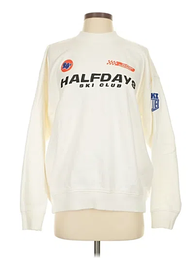 Pre-owned Assorted Brands Sweatshirt In White