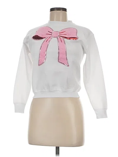 Pre-owned Assorted Brands Sweatshirt In White