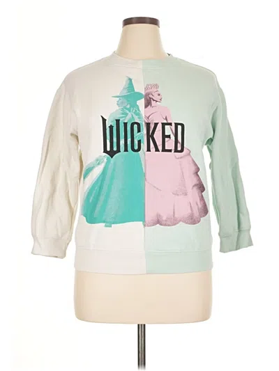 Pre-owned Assorted Brands Sweatshirt In White