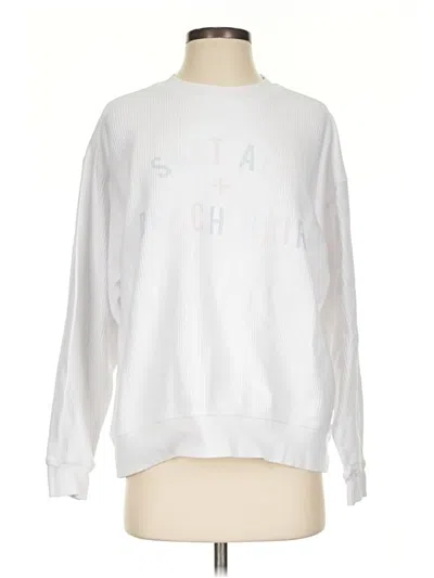 Pre-owned Assorted Brands Sweatshirt In White