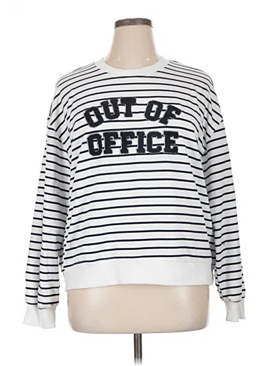 Pre-owned Assorted Brands Sweatshirt In White