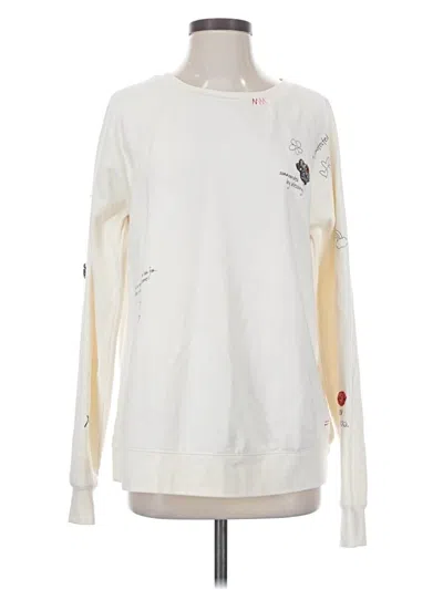 Pre-owned Assorted Brands Sweatshirt In White