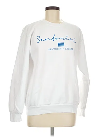 Pre-owned Assorted Brands Sweatshirt In White
