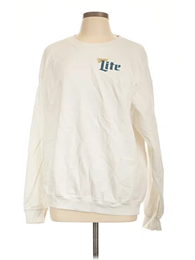 Pre-owned Assorted Brands Sweatshirt In White