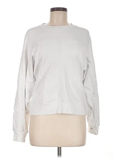Pre-owned Assorted Brands Sweatshirt In White