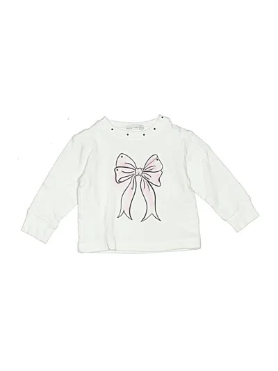 Pre-owned Assorted Brands Babies' Sweatshirt In White
