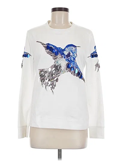 Pre-owned Assorted Brands Sweatshirt In White
