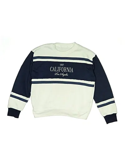 Pre-owned Assorted Brands Kids' Sweatshirt In White