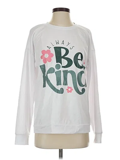 Pre-owned Assorted Brands Sweatshirt In White
