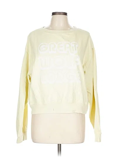Pre-owned Assorted Brands Sweatshirt In Yellow
