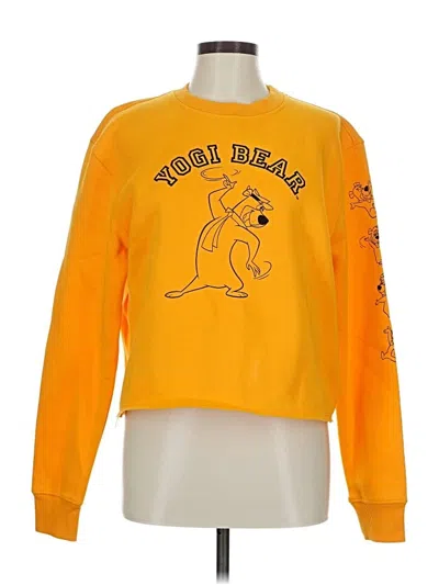 Pre-owned Assorted Brands Sweatshirt In Yellow