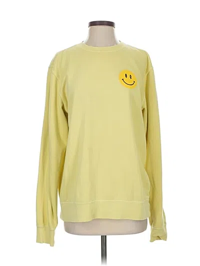 Pre-owned Assorted Brands Sweatshirt In Yellow