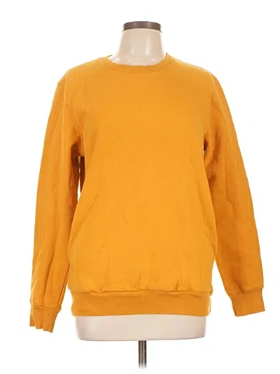 Pre-owned Assorted Brands Sweatshirt In Yellow