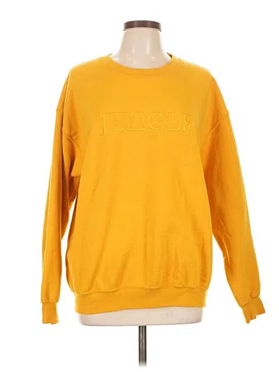 Pre-owned Assorted Brands Sweatshirt In Yellow